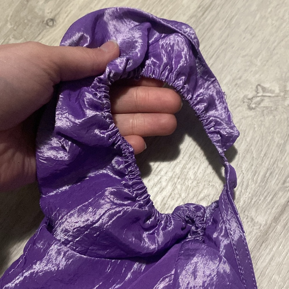 ASOS Taffetta Ruffle Crop Top - Picture 7 of 13